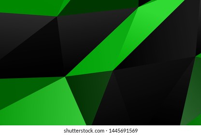 Light Blue, Green vector abstract polygonal texture. A sample with polygonal shapes. Brand new design for your business.