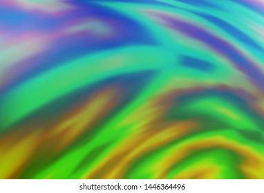 Light Blue, Green vector abstract bright pattern. A completely new colored illustration in blur style. Completely new design for your business.