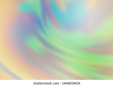 Light Blue, Green vector abstract blurred template. Colorful abstract illustration with gradient. The background for your creative designs.
