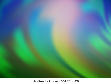 Light Blue, Green vector abstract bright template. Shining colorful illustration in a Brand new style. A completely new template for your design.