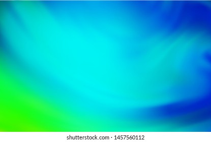 Light Blue, Green vector abstract layout. New colored illustration in blur style with gradient. The best blurred design for your business.
