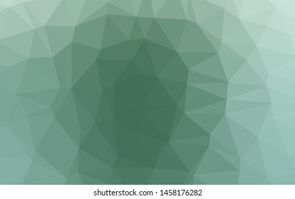 Light Blue, Green vector abstract mosaic pattern. A sample with polygonal shapes. Polygonal design for your web site.