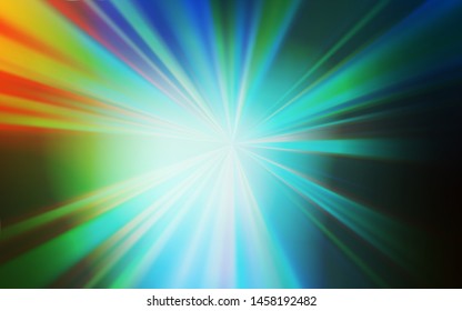 Light Blue, Green vector abstract bright pattern. A completely new colored illustration in blur style. Elegant background for a brand book.