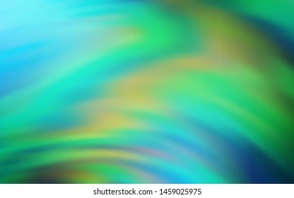 Light Blue, Green vector abstract bright pattern. A completely new colored illustration in blur style. New style design for your brand book.
