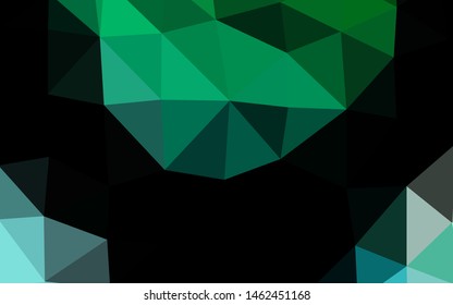 Light Blue, Green vector abstract mosaic backdrop. Shining colored illustration in a Brand new style. Elegant pattern for a brand book.