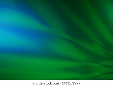Light Blue, Green vector abstract blurred template. Colorful illustration in blurry style with gradient. A completely new design for your business.