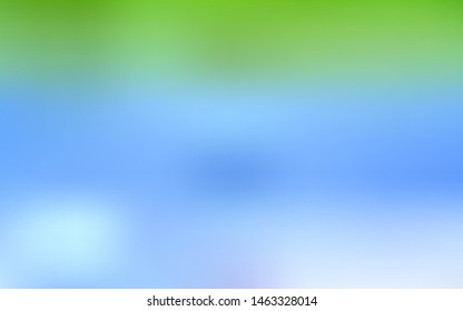 Light Blue, Green vector abstract blurred background. An elegant bright illustration with gradient. New style for your business design.