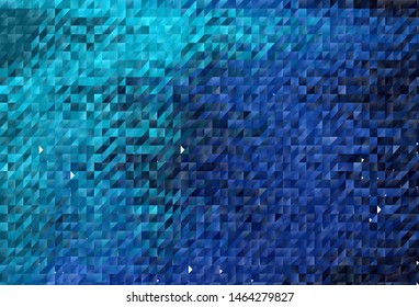 Light Blue, Green vector abstract polygonal template. Colorful illustration in abstract style with triangles. Textured pattern for your backgrounds.