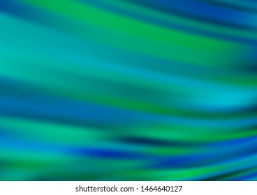 Light Blue, Green vector abstract blurred template. Colorful illustration in abstract style with gradient. A completely new template for your design.
