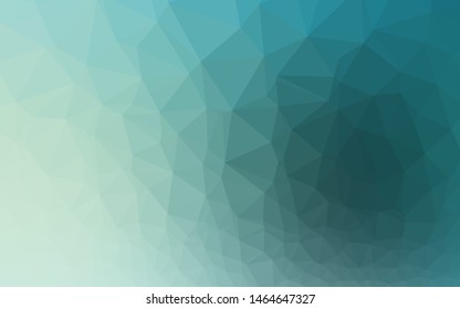 Light Blue, Green vector abstract mosaic background. Colorful abstract illustration with gradient. Brand new style for your business design.