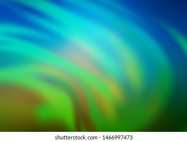 Light Blue, Green vector abstract blurred pattern. Shining colorful illustration in a Brand new style. The template for backgrounds of cell phones.