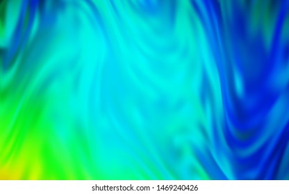 Light Blue, Green vector abstract blurred background. A completely new colored illustration in blur style. New style design for your brand book.