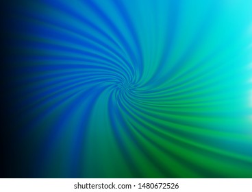 Light Blue, Green vector abstract bokeh pattern. Modern geometrical abstract illustration with gradient. Brand new design for your business.