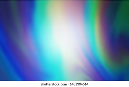 Light Blue, Green vector abstract blurred layout. Shining colored illustration in smart style. New style design for your brand book.