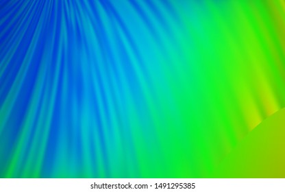 Light Blue, Green vector abstract bright pattern. Colorful illustration in abstract style with gradient. Blurred design for your web site.