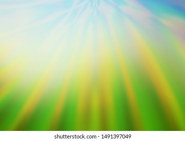 Light Blue, Green vector abstract bright template. Creative illustration in halftone style with gradient. Brand new style for your business design.