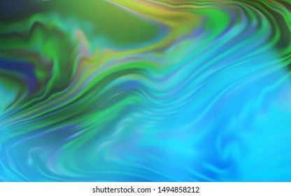 Light Blue, Green vector abstract bright template. Abstract colorful illustration with gradient. Background for designs.