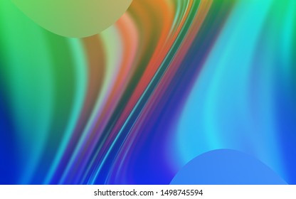 Light Blue, Green vector abstract bright pattern. Shining colored illustration in smart style. New style design for your brand book.