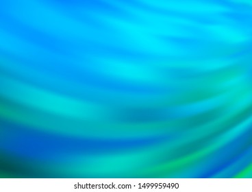 Light Blue, Green vector abstract blurred template. An elegant bright illustration with gradient. The template for backgrounds of cell phones.