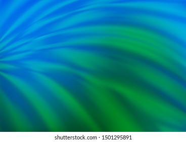 Light Blue, Green vector abstract bright template. Glitter abstract illustration with an elegant design. Brand new design for your business.