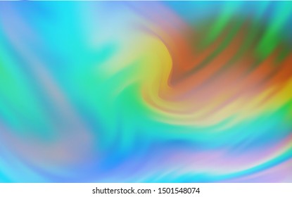 Light Blue, Green vector abstract layout. Creative illustration in halftone style with gradient. New way of your design.