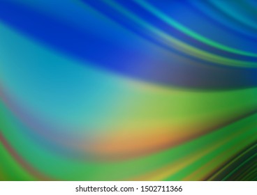 Light Blue, Green vector abstract blurred background. Colorful abstract illustration with gradient. The template can be used for your brand book.