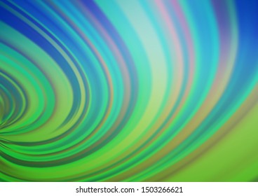 Light Blue, Green vector abstract blurred template. Creative illustration in halftone style with gradient. The template for backgrounds of cell phones.