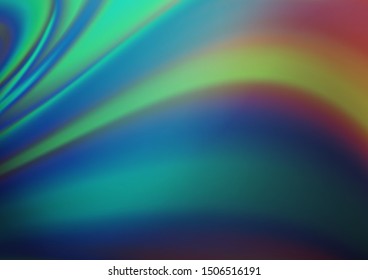 Light Blue, Green vector abstract bokeh pattern. Modern geometrical abstract illustration with gradient. The blurred design can be used for your web site.