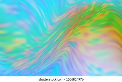 Light Blue, Green vector abstract bright pattern. New colored illustration in blur style with gradient. Completely new design for your business.