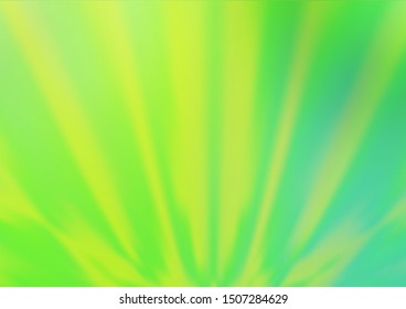 Light Blue, Green vector abstract bright background. A vague abstract illustration with gradient. The elegant pattern for brand book.