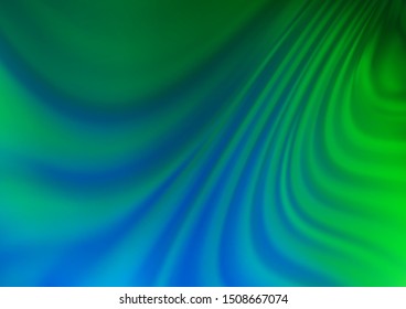 Light Blue, Green vector abstract blurred pattern. An elegant bright illustration with gradient. The template can be used for your brand book.