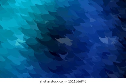 Light Blue, Green vector abstract mosaic pattern. Elegant bright polygonal illustration with gradient. A completely new design for your leaflet.