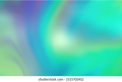 Light Blue, Green vector abstract layout. Glitter abstract illustration with gradient design. Blurred design for your web site.