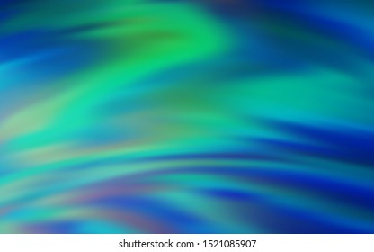 Light Blue, Green vector abstract layout. A completely new colored illustration in blur style. Completely new design for your business.