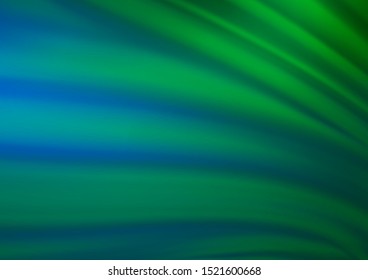 Light Blue, Green vector abstract template. Colorful illustration in blurry style with gradient. A completely new template for your design.