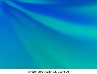 Light Blue, Green vector abstract template. Colorful illustration in abstract style with gradient. A completely new template for your design.