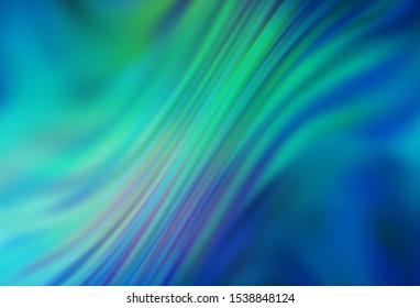 Light Blue, Green vector abstract layout. Glitter abstract illustration with gradient design. New design for your business.