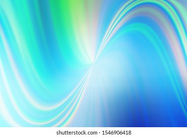 Light Blue, Green vector abstract blurred layout. Colorful abstract illustration with gradient. New style design for your brand book.