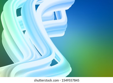 Light Blue, Green vector abstract bright texture. A completely new colored illustration in blur style. Background for a cell phone.