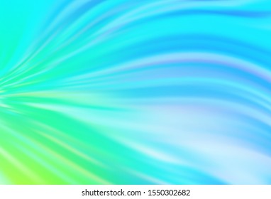 Light Blue, Green vector abstract layout. New colored illustration in blur style with gradient. Completely new design for your business.