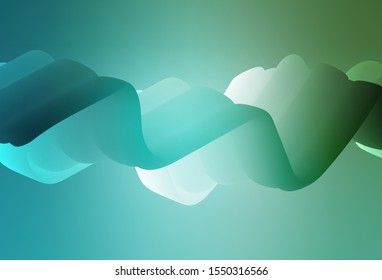 Light Blue, Green vector abstract bright texture. Modern abstract illustration with gradient. Elegant background for a brand book.