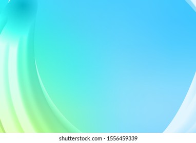 Light Blue, Green vector abstract blurred background. Glitter abstract illustration with gradient design. The best blurred design for your business.
