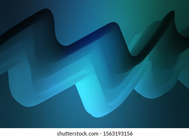 Light Blue, Green vector abstract blurred background. An elegant bright illustration with gradient. Background for a cell phone.