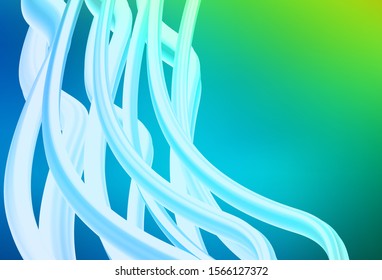 Light Blue, Green vector abstract blurred layout. Colorful abstract illustration with gradient. New way of your design.