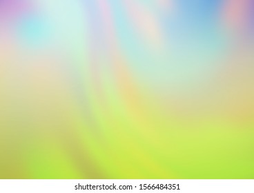 Light Blue, Green vector abstract blurred background. A vague abstract illustration with gradient. A completely new design for your business.