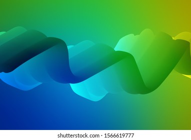 Light Blue, Green vector abstract bright texture. Colorful abstract illustration with gradient. New style design for your brand book.
