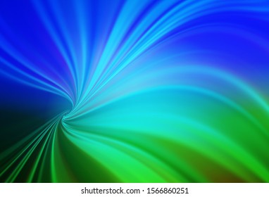Light Blue, Green vector abstract bright template. A completely new colored illustration in blur style. Completely new design for your business.
