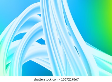 Light Blue, Green vector abstract layout. New colored illustration in blur style with gradient. The best blurred design for your business.