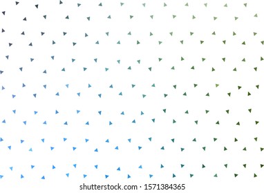 Light Blue, Green vector  abstract mosaic pattern. Creative geometric illustration in Origami style with gradient. Polygonal design for your web site.