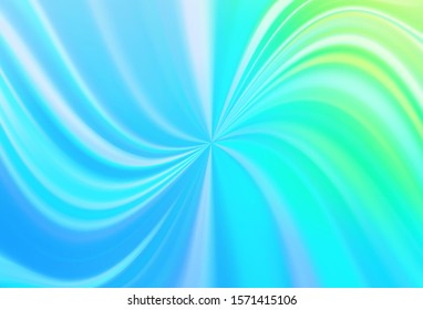 Light Blue, Green vector abstract bright pattern. Glitter abstract illustration with gradient design. New design for your business.